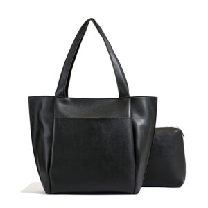 Fashionable Minimalist Solid Color Single-Shoulder Tote Bag