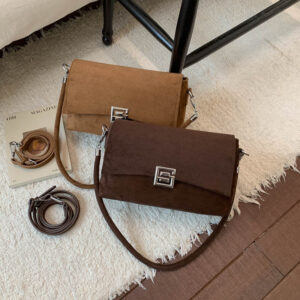 Vintage Suede Niche Design Mini Square Bag